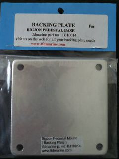 big jon swivel base backing plate  12