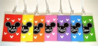 disney personalized mickey mouse luggage tag $ 3 00 each