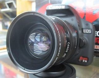   Macro Lens For Canon Eos Digital Rebel t2i xt t2i t3 t4 xt w/18 55 T