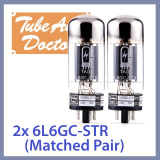 2x NEW TAD Tube Amp Doctor 6L6GC Vacuum Tubes 6L6, Matched Pair