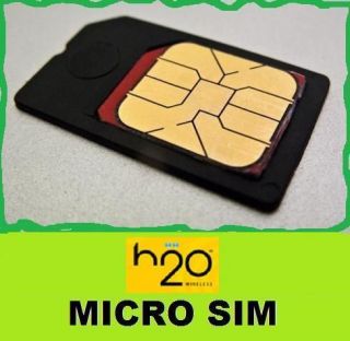 micro sim card for h2o wireless works w iphone 4
