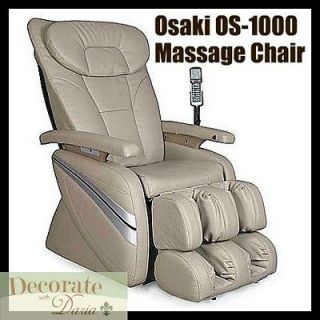   CHAIR OSAKI OS 1000 Recliner Stress Therapy Neck Back 20 Air Bags New