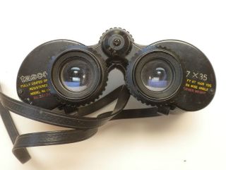 VINTAGE TASCO 7 X 35 EXTRA WIDE ANGLE FEATHER WEIGHT BINOCULARS