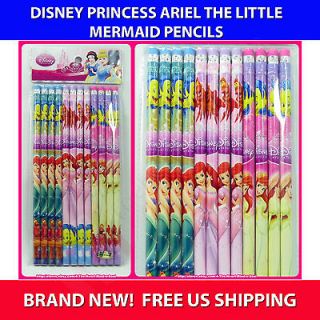   Princess Ariel The Little Mermaid Wood Pencils Party Favors   New