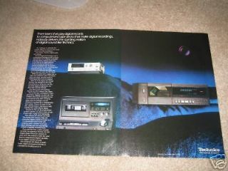 technics sl p10 cd player digital recording ad fr 1983