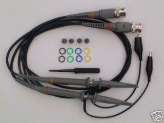 two x1 x10 100mhz oscilloscope clip probes hp tektronix one