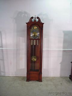 newly listed 11745 colonial cherry grandfathers clock time left $