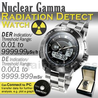 PM1208M NUCLEAR GAMMA RADIATION DETECTOR WATCH DOSIMETER Calibrated 