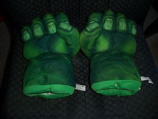 Newly listed Incredible Hulk Electronic Soft Smash Hands Gloves Green 