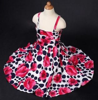   Black Pageant Party Holiday Flower Girl Dress 3 4Yr Size 8 10,12,14