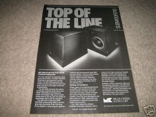 subwoofer ad from 1989 mx 2000 perfect time