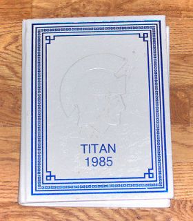 1985 Warren Woods Tower High School Yearbook Plus Bonus Titan Spring 