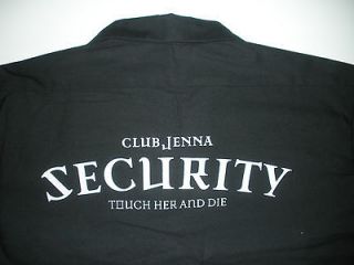 Jenna Jameson Security Guard Shirt Made By Club Jenna   Size L