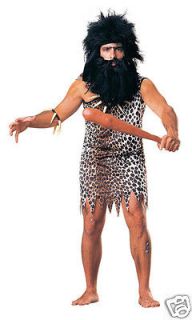   mens caveman costume prehistoric tunic toga robe halloween cave man