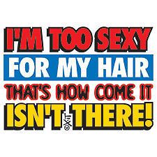 Too Sexy For My Hair Tshirt Sizes/Colors