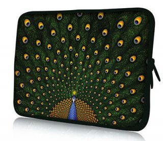   Peacock Design Laptop Cover Bag Notebook Case Sleeve For Acer HP