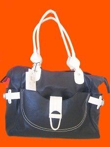 toscani italy blue soft calf leather new large tote bag