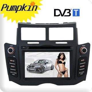 New In Dash Car Radio CD DVD  Player W/GPS Audio Aux F/Toyota Yaris 