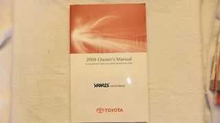 2008 toyota yaris owner s manual from canada time left