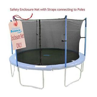 14 FT. Trampoline Enclosure Net Fits 14 Round Frames Using 6 Poles or 