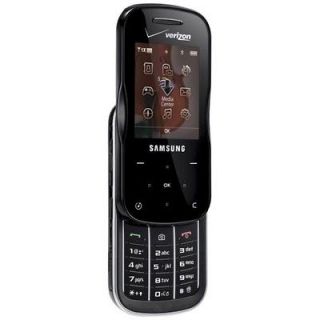 Verizon Samsung Trance SCH U490 Black  Cell Phone No Contract Used 