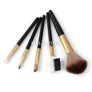 New 5PCS Makeup Powder eyeshadow Face brush blush eyebrow Cosmetic Set 