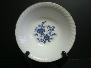 Wedgwood Royal Blue Ironstone Enoch Tunstall   Soup Cereal Bowl   L#O3