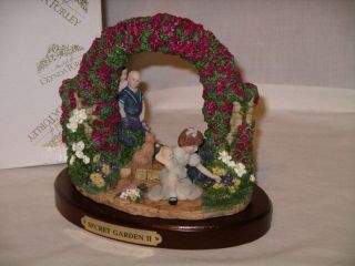 glynda turley art figurine secret garden ii 1994 nib time