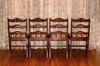 Newly listed SET OF FOUR DUNCAN PHYFE STYLE DINING CHAIRS FAIRFIELD CO