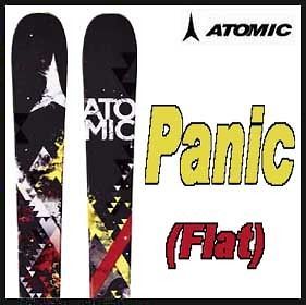 11 12 atomic panic twin tip skis 165cm flat new