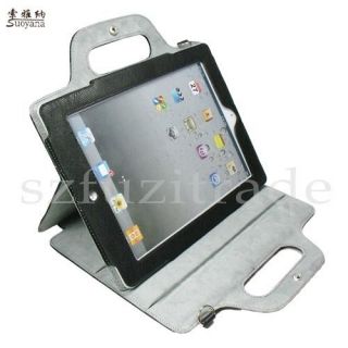   Carry Leather Case Handbag Bag Stand Cover Pouch Skin For Apple iPad 2