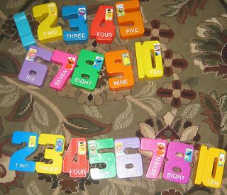 retro sesame street block numbers by tyco time left $
