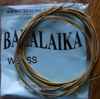   WBASS contrabass Set of 3 metal strings NEW Ukrainian Balalayka