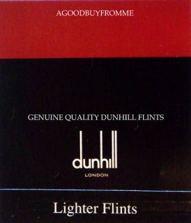 packet of 9 dunhill lighter flints red rollagas new from