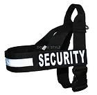 Universal SECURITY Nylon strap Dog Harness velcro patch Small Medium 