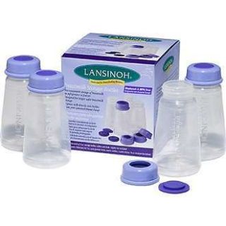   Set of 4 Breast Milk Storage Bottles freezer & dishwasher safe New box