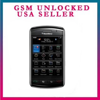unlocked blackberry storm 9500 smartphone black gsm time left $