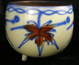 mid century upsala ekeby swedish pottery footed bowl time left