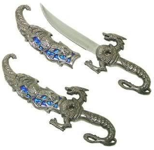dragon knife standing up decorative dagger awesome new time left