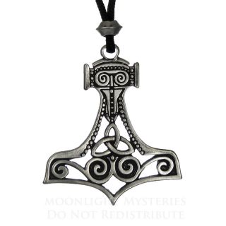 Large Thors Hammer Mjolnir Pendant Norse jewelry asatru amulet 