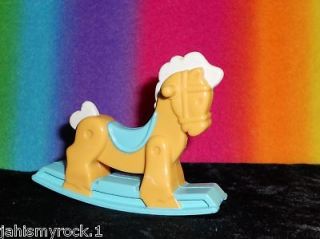 Vintage Fisher Price Hideaway Hollow treehouse Bunny ROCKING HORSE 