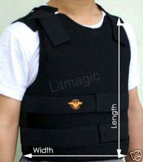Size XL Armor Defense Vest New NIJ STAB+ BULLETPROOF Bullet BodyProof 
