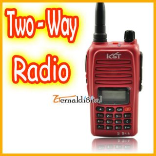   Walkie Talkies Handheld FM Transceiver 2 way Radio VHF/UHF Ham Radio
