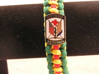 paracord bracelet vietnam pin  12 90 or