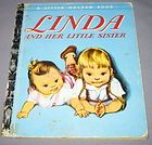 vintage little golden book linda and her little sister buy