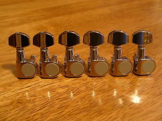 ELECTRIC GUITAR TUNERS CHROME FOR STRATOCASTER AND TELECASTER