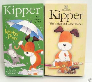 kipper vhs movie tape lot of two 