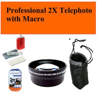 58MM 2X Telephoto + Macro Lens for Canon EOS 60DA