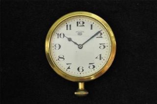 vintage 59mm waltham cross car clock for repairs time left