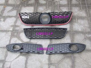 Volkswagen VW MK5 POLO GTI Front Bumper Top Lower And Fog Lamp Grille 